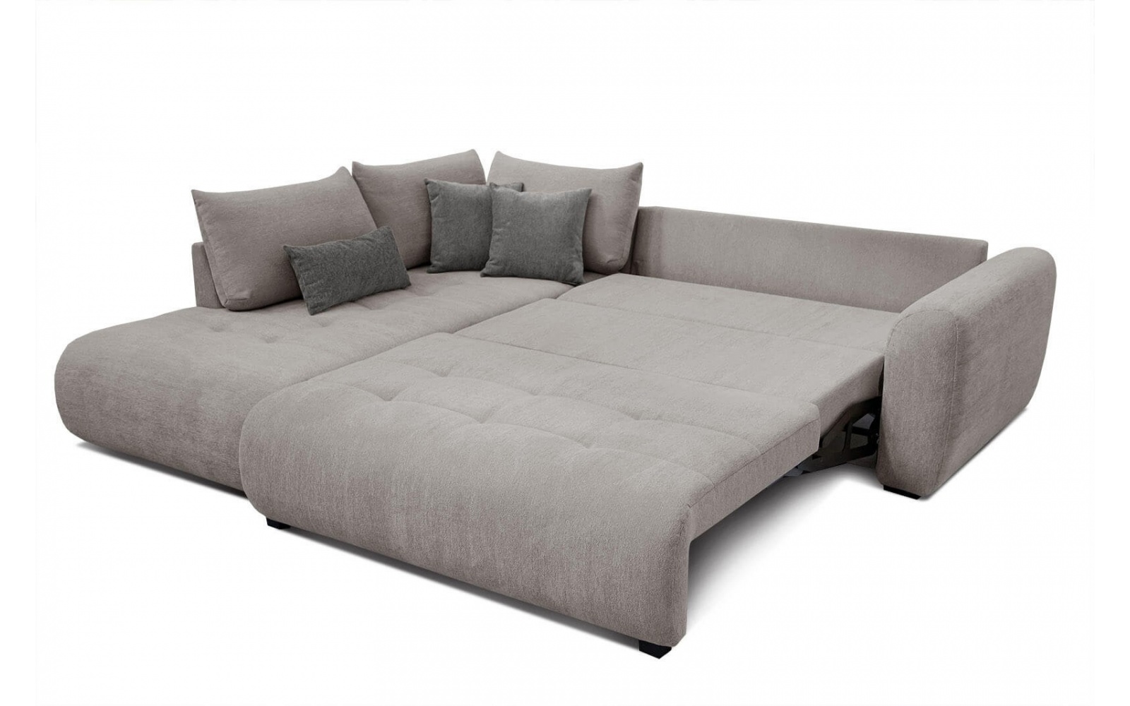 Ecksofa links mit Schlaffunktion 5-Sitzer SORENO