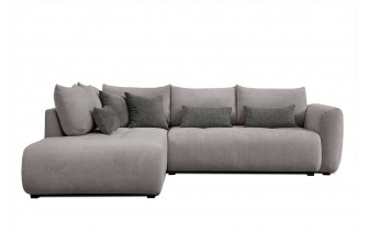 Ecksofa links mit Schlaffunktion 5-Sitzer SORENO