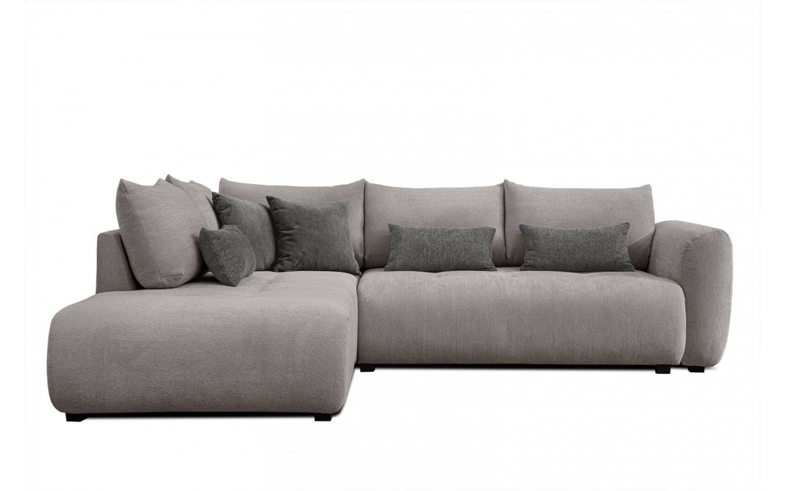 Ecksofa links mit Schlaffunktion 5-Sitzer SORENO