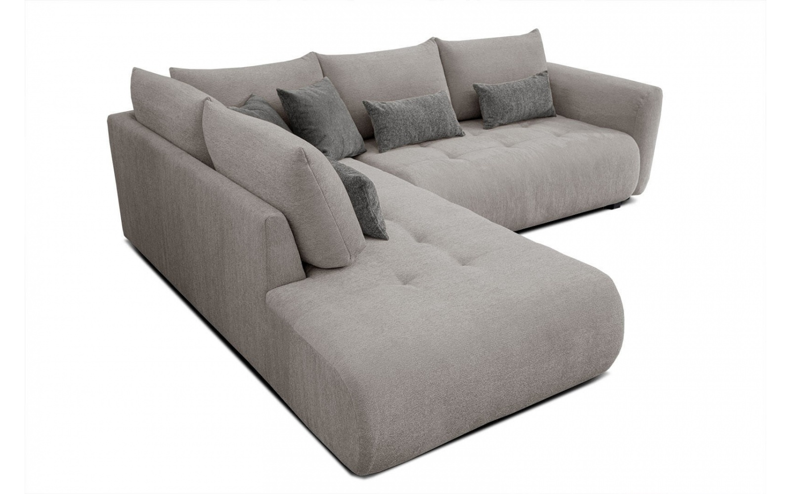 Ecksofa links mit Schlaffunktion 5-Sitzer SORENO