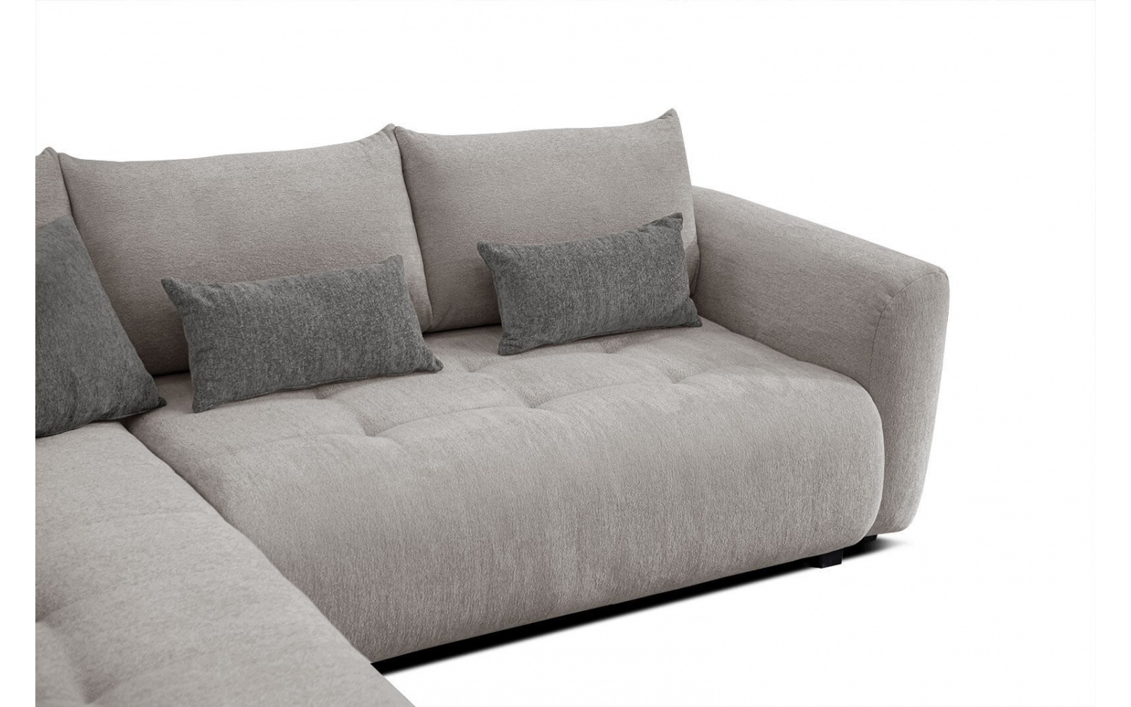 Ecksofa links mit Schlaffunktion 5-Sitzer SORENO