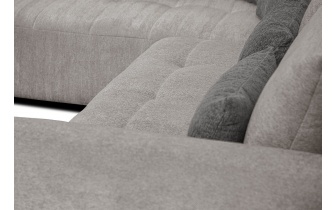 Ecksofa links mit Schlaffunktion 5-Sitzer SORENO