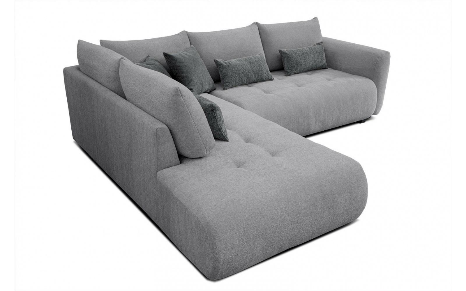 Ecksofa links mit Schlaffunktion 5-Sitzer SORENO