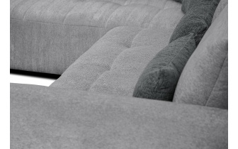 Ecksofa links mit Schlaffunktion 5-Sitzer SORENO