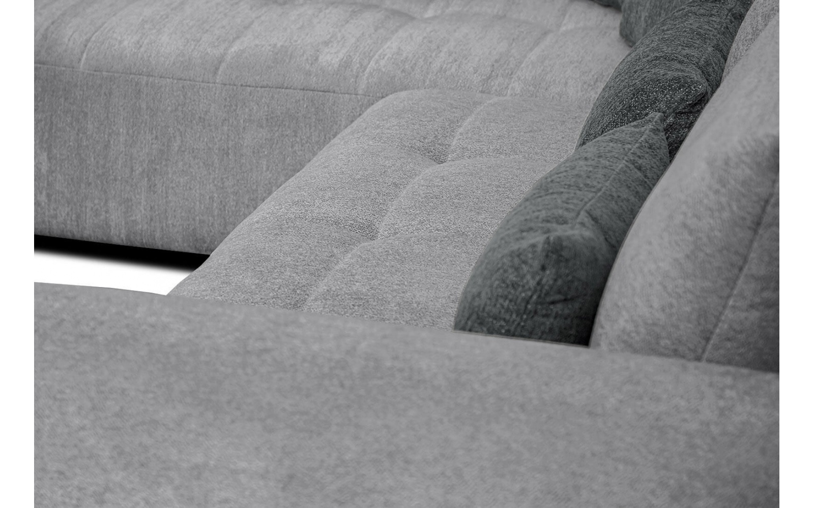 Ecksofa links mit Schlaffunktion 5-Sitzer SORENO