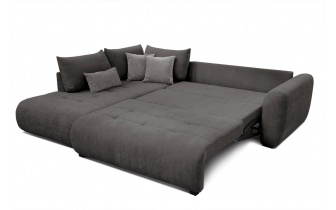 Ecksofa links mit Schlaffunktion 5-Sitzer SORENO