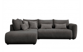 Ecksofa links mit Schlaffunktion 5-Sitzer SORENO