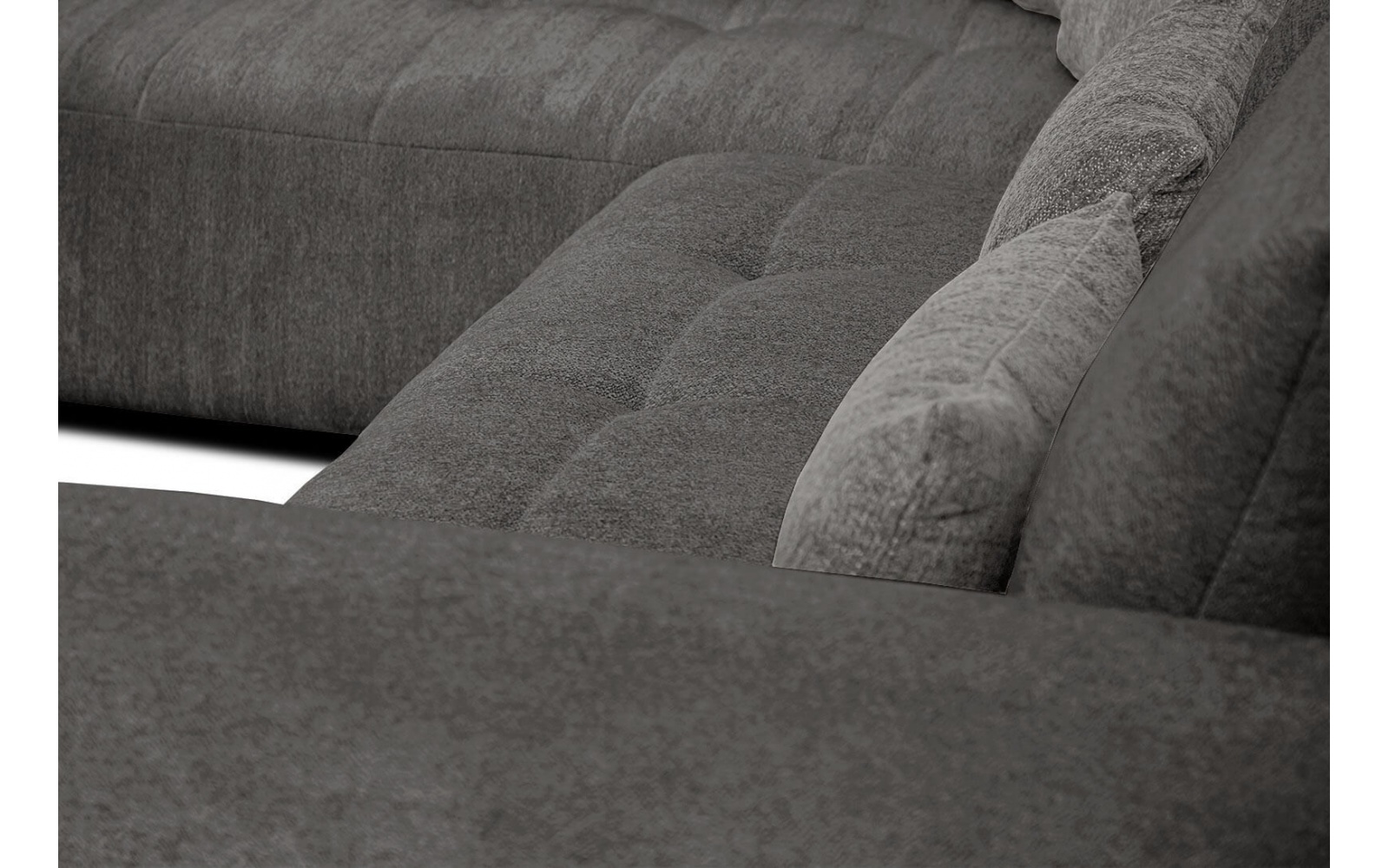 Ecksofa links mit Schlaffunktion 5-Sitzer SORENO