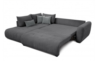 Ecksofa links mit Schlaffunktion 5-Sitzer SORENO