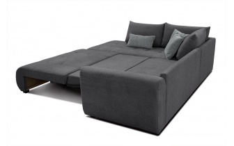 Ecksofa links mit Schlaffunktion 5-Sitzer SORENO