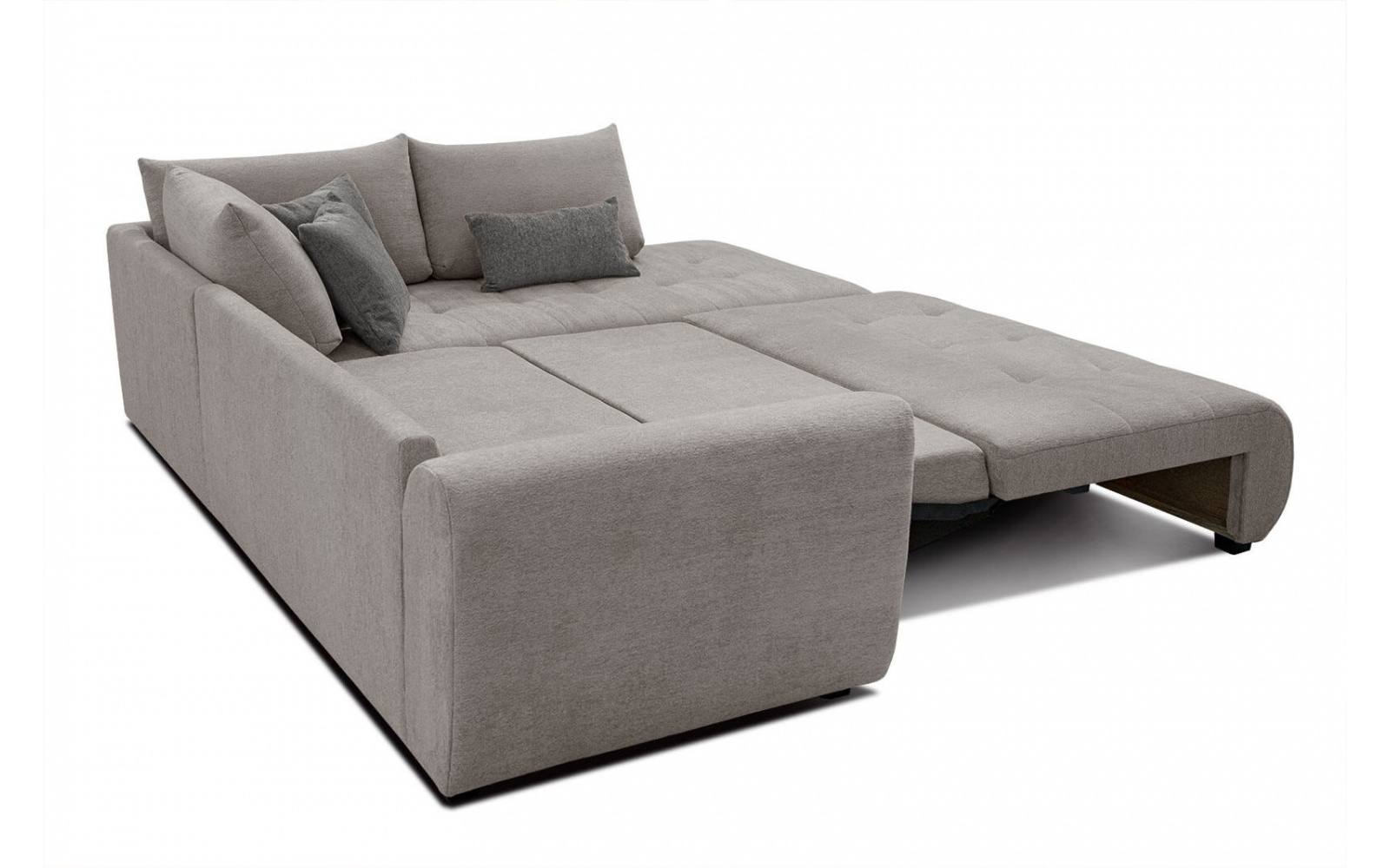 Ecksofa rechts mit Schlaffunktion 5-Sitzer SORENO