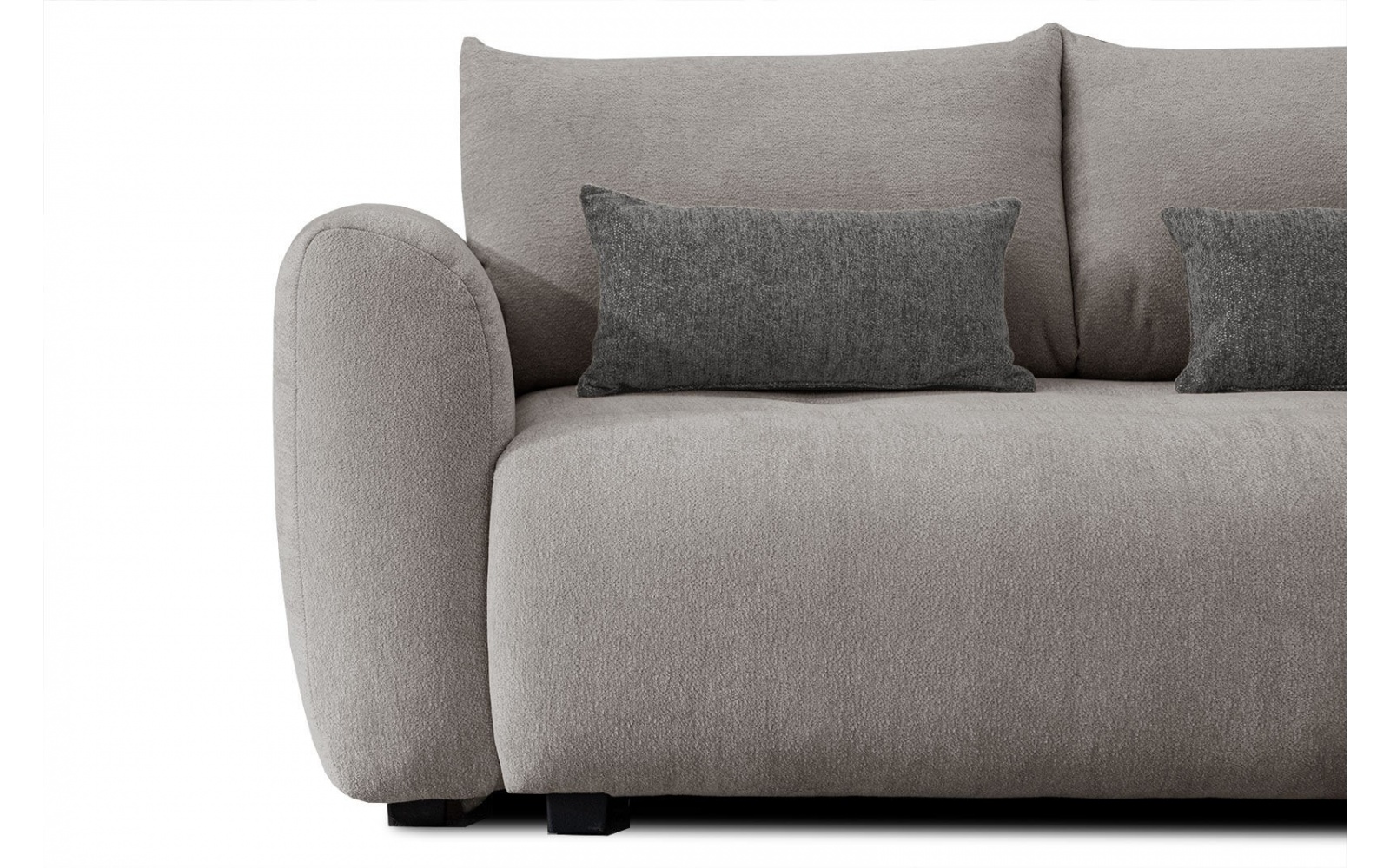 Ecksofa rechts mit Schlaffunktion 5-Sitzer SORENO