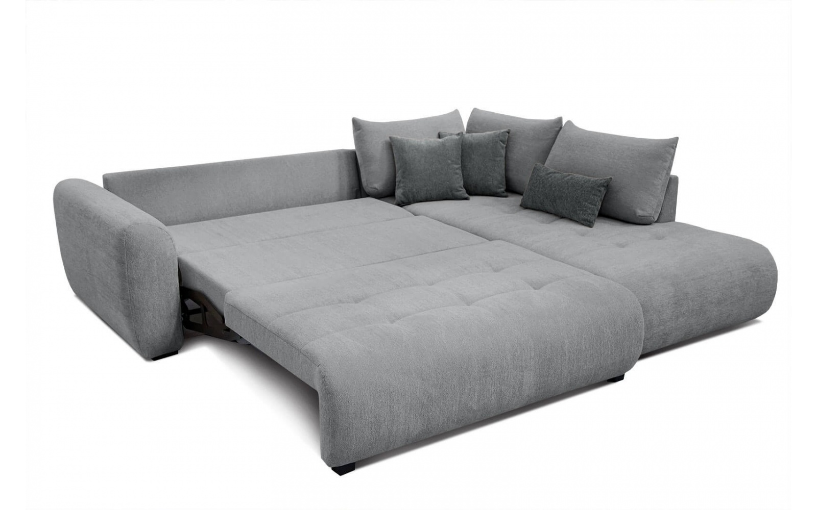 Ecksofa rechts mit Schlaffunktion 5-Sitzer SORENO