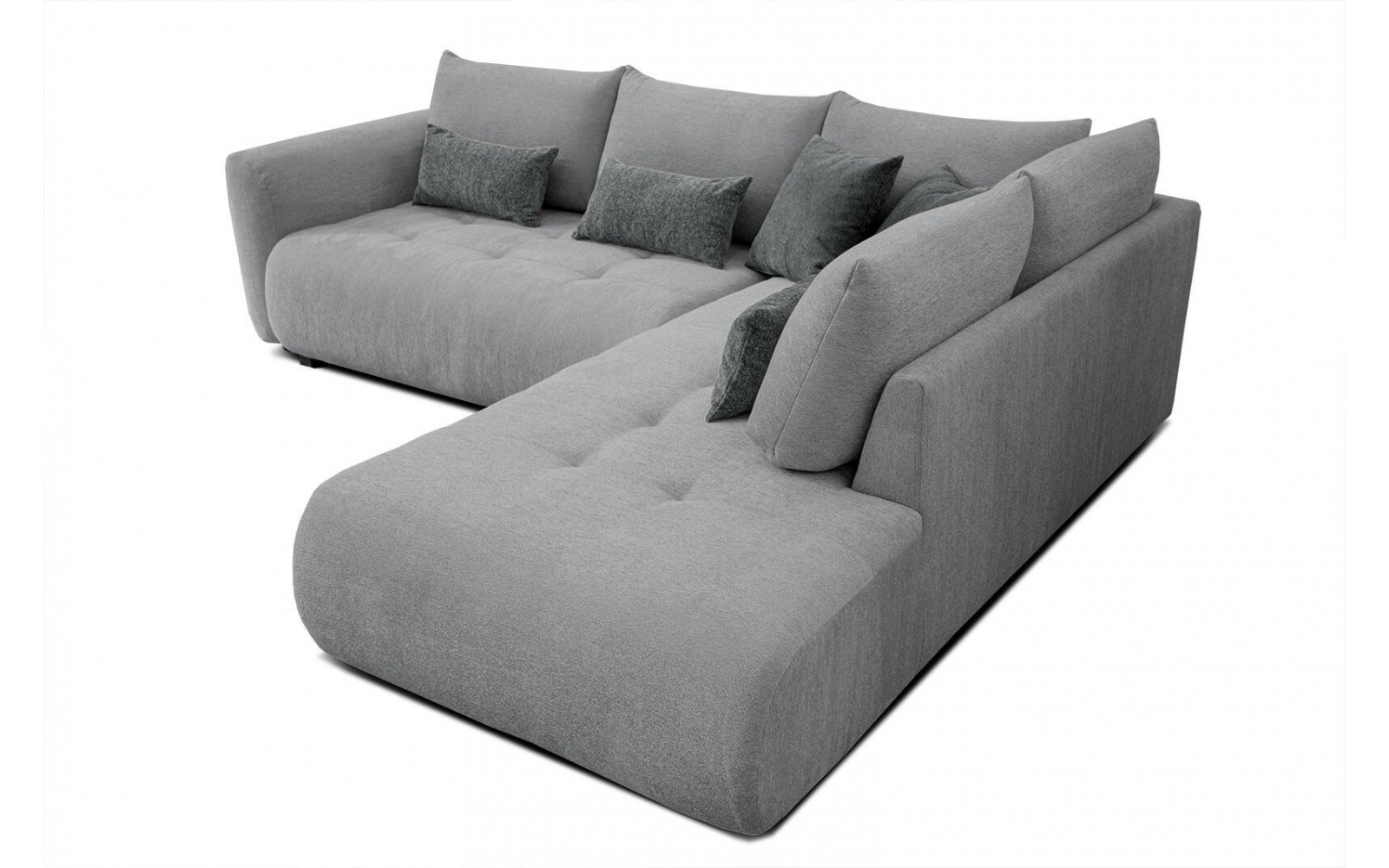 Ecksofa rechts mit Schlaffunktion 5-Sitzer SORENO