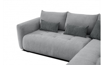 Ecksofa rechts mit Schlaffunktion 5-Sitzer SORENO