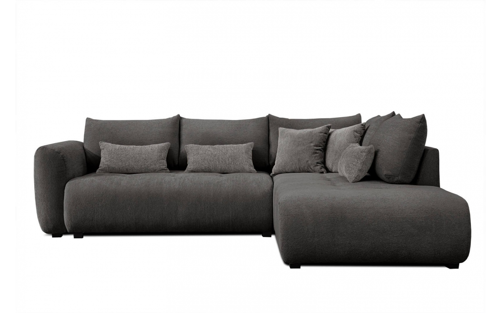 Ecksofa rechts mit Schlaffunktion 5-Sitzer SORENO