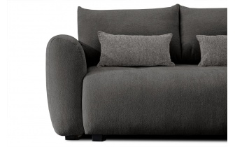 Ecksofa rechts mit Schlaffunktion 5-Sitzer SORENO