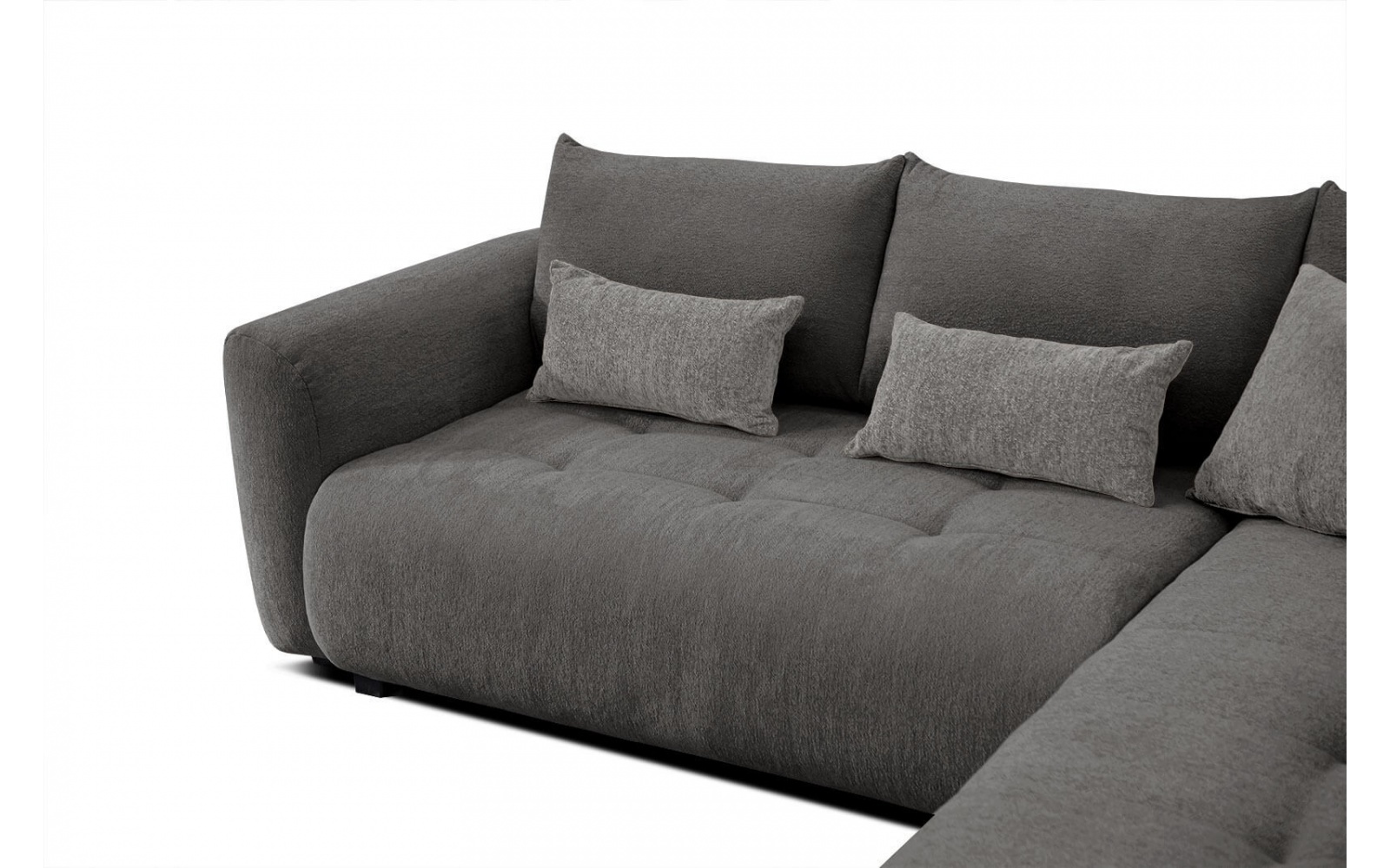 Ecksofa rechts mit Schlaffunktion 5-Sitzer SORENO