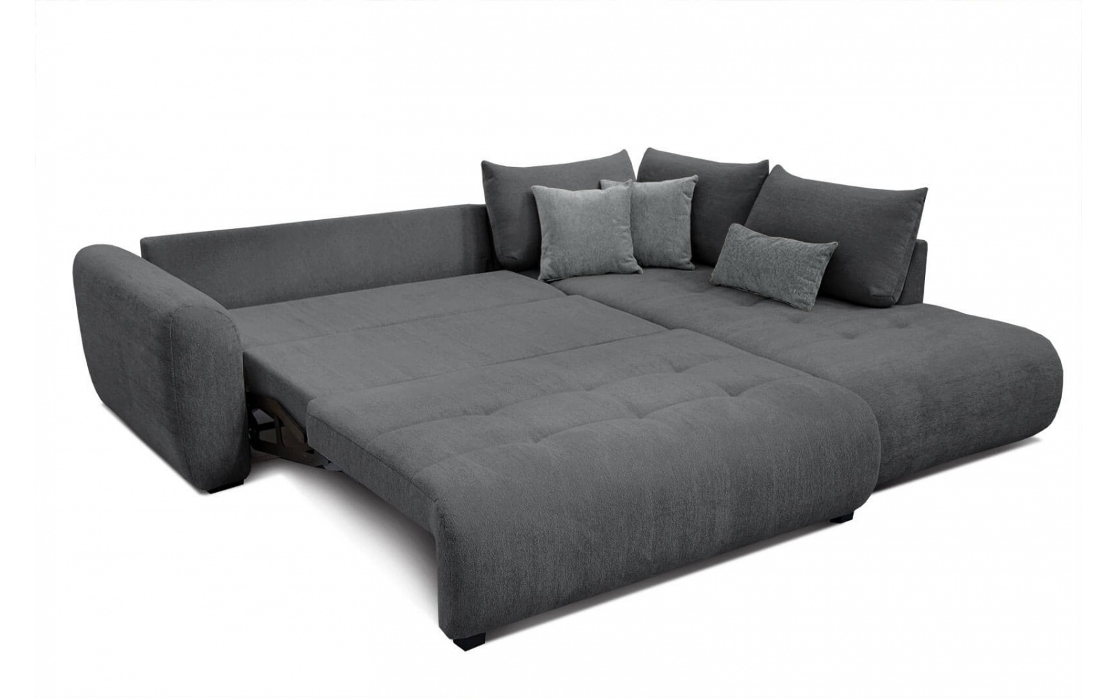 Ecksofa rechts mit Schlaffunktion 5-Sitzer SORENO