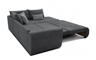 Ecksofa rechts mit Schlaffunktion 5-Sitzer SORENO