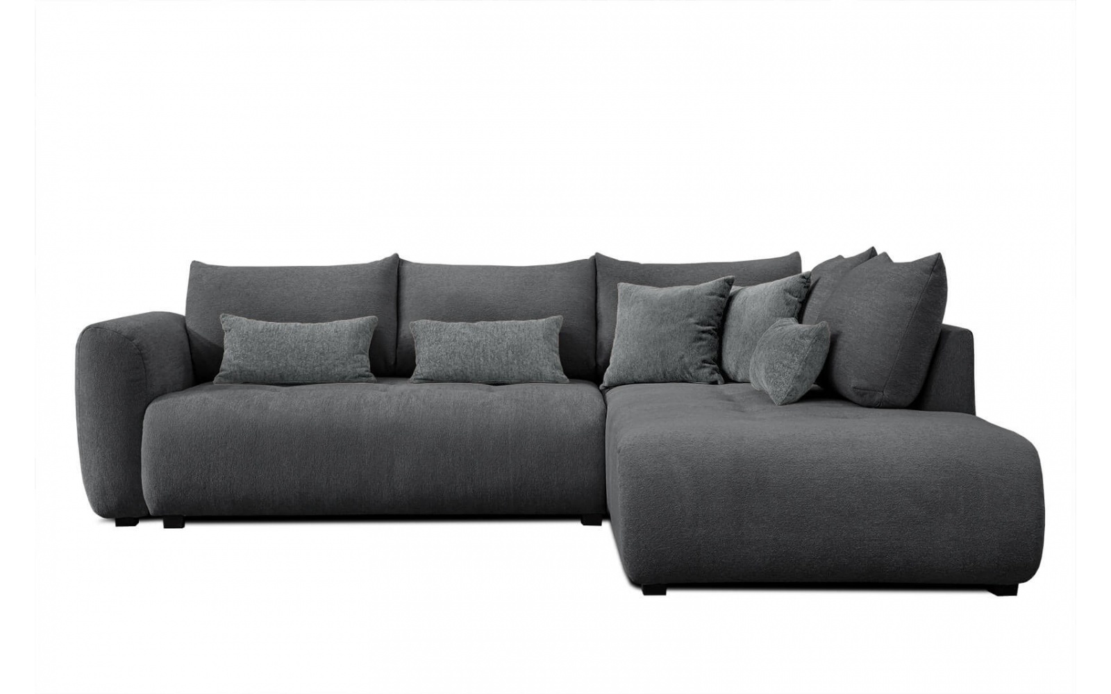 Ecksofa rechts mit Schlaffunktion 5-Sitzer SORENO