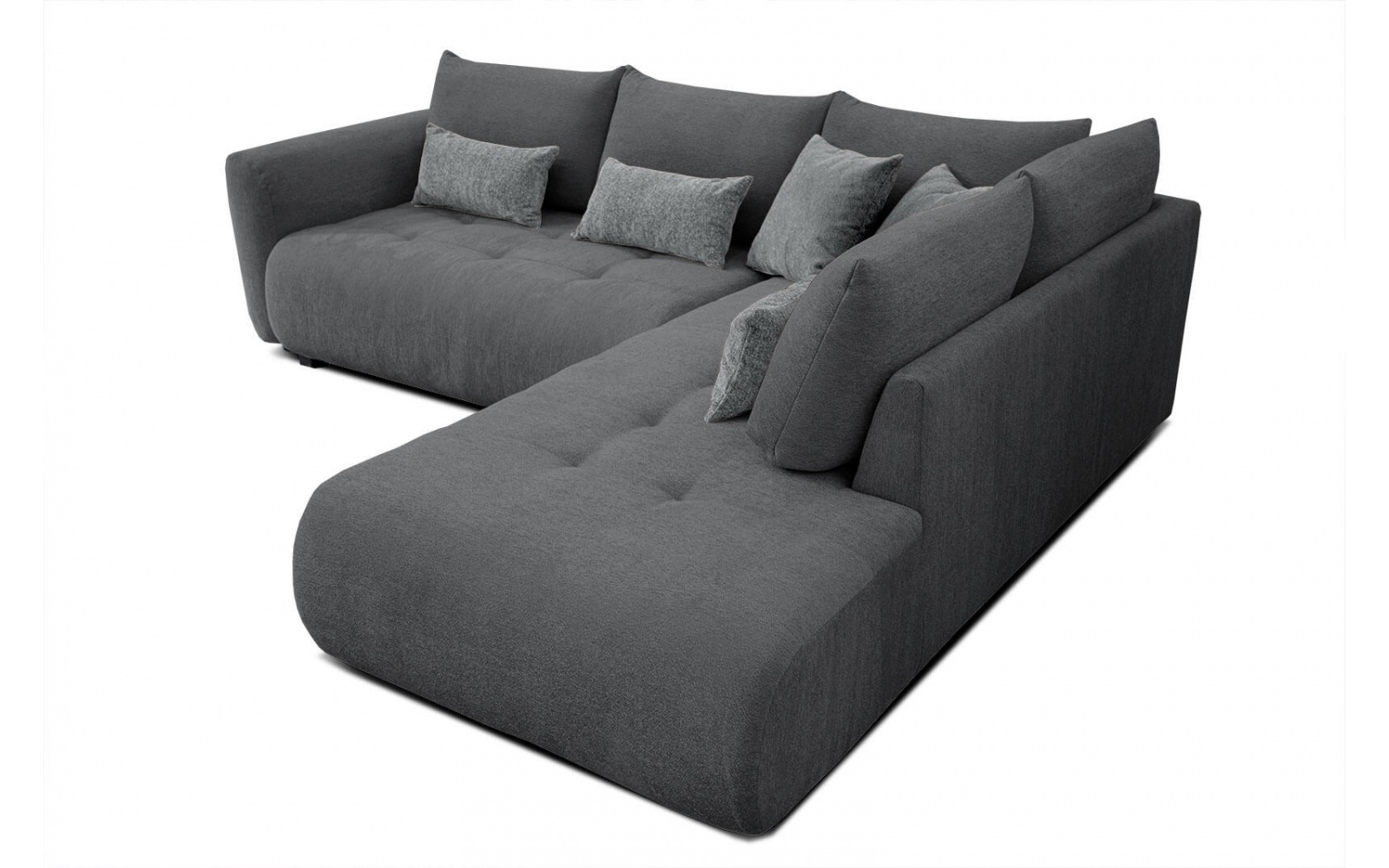 Ecksofa rechts mit Schlaffunktion 5-Sitzer SORENO