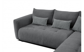 Ecksofa rechts mit Schlaffunktion 5-Sitzer SORENO