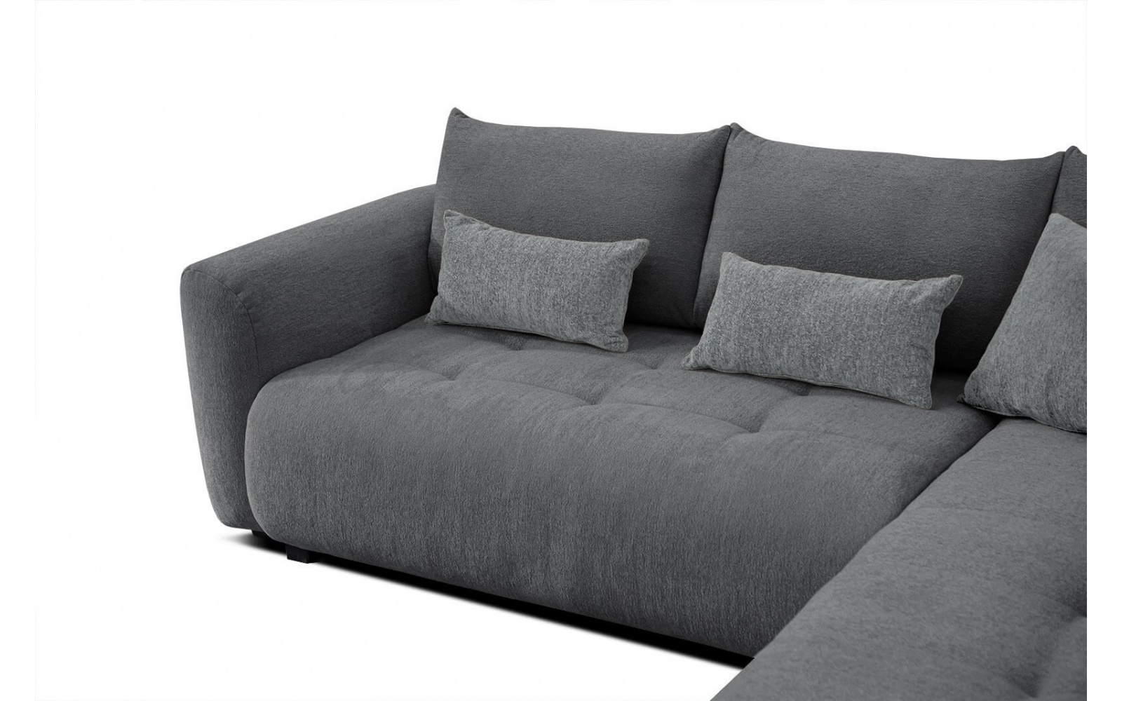 Ecksofa rechts mit Schlaffunktion 5-Sitzer SORENO