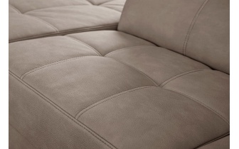 Ecksofa links mit verstellbaren Kopfstützen 5-Sitzer TAUNUS