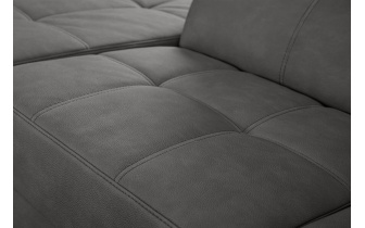 Ecksofa links mit verstellbaren Kopfstützen 5-Sitzer TAUNUS