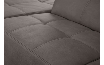 Ecksofa links mit verstellbaren Kopfstützen 5-Sitzer TAUNUS