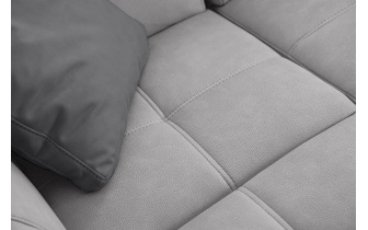 Ecksofa links mit verstellbaren Kopfstützen 5-Sitzer TAUNUS