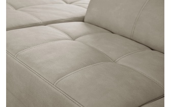 Ecksofa links mit verstellbaren Kopfstützen 5-Sitzer TAUNUS