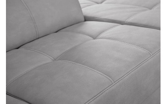 Ecksofa rechts mit verstellbaren Kopfstützen 5-Sitzer TAUNUS