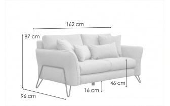 Sofa 2-Sitzer LOREM