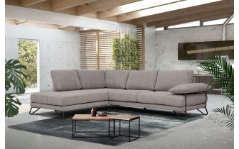 Ecksofa links 5-Sitzer LORI