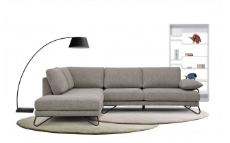 Ecksofa links 5-Sitzer LORI
