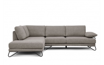 Ecksofa links 5-Sitzer LORI