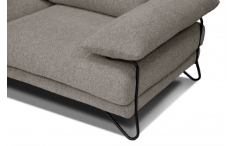 Ecksofa links 5-Sitzer LORI