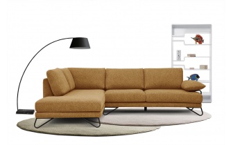 Ecksofa links 5-Sitzer LORI