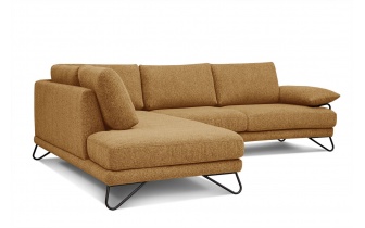 Ecksofa links 5-Sitzer LORI