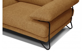 Ecksofa links 5-Sitzer LORI