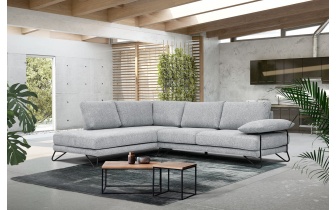 Ecksofa links 5-Sitzer LORI