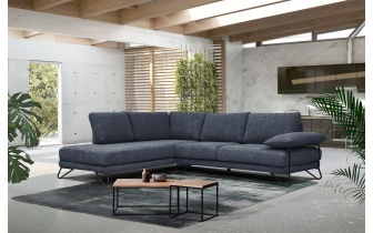 Ecksofa links 5-Sitzer LORI