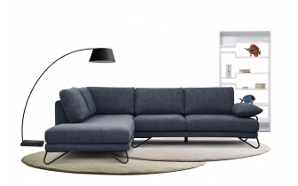 Ecksofa links 5-Sitzer LORI