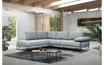Ecksofa links 5-Sitzer LORI