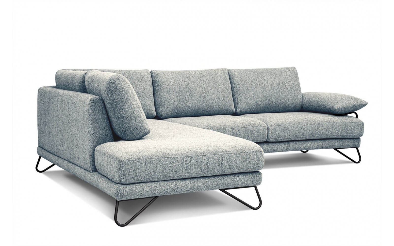 Ecksofa links 5-Sitzer LORI