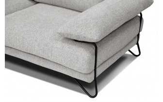 Ecksofa links 5-Sitzer LORI
