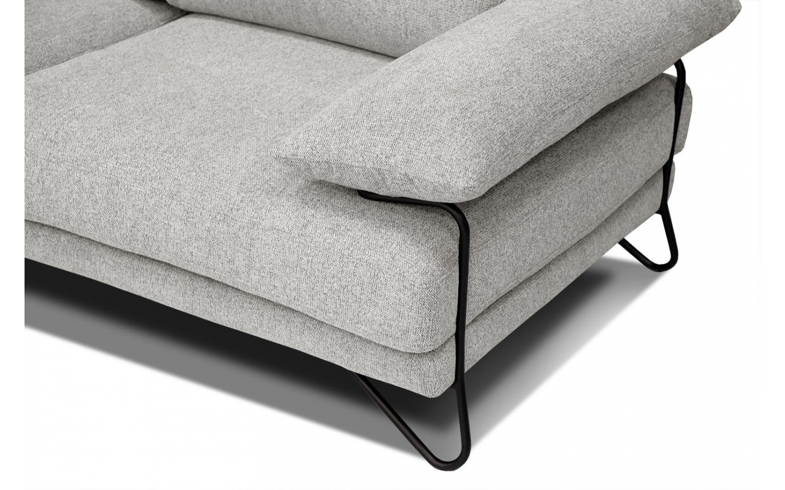 Ecksofa links 5-Sitzer LORI