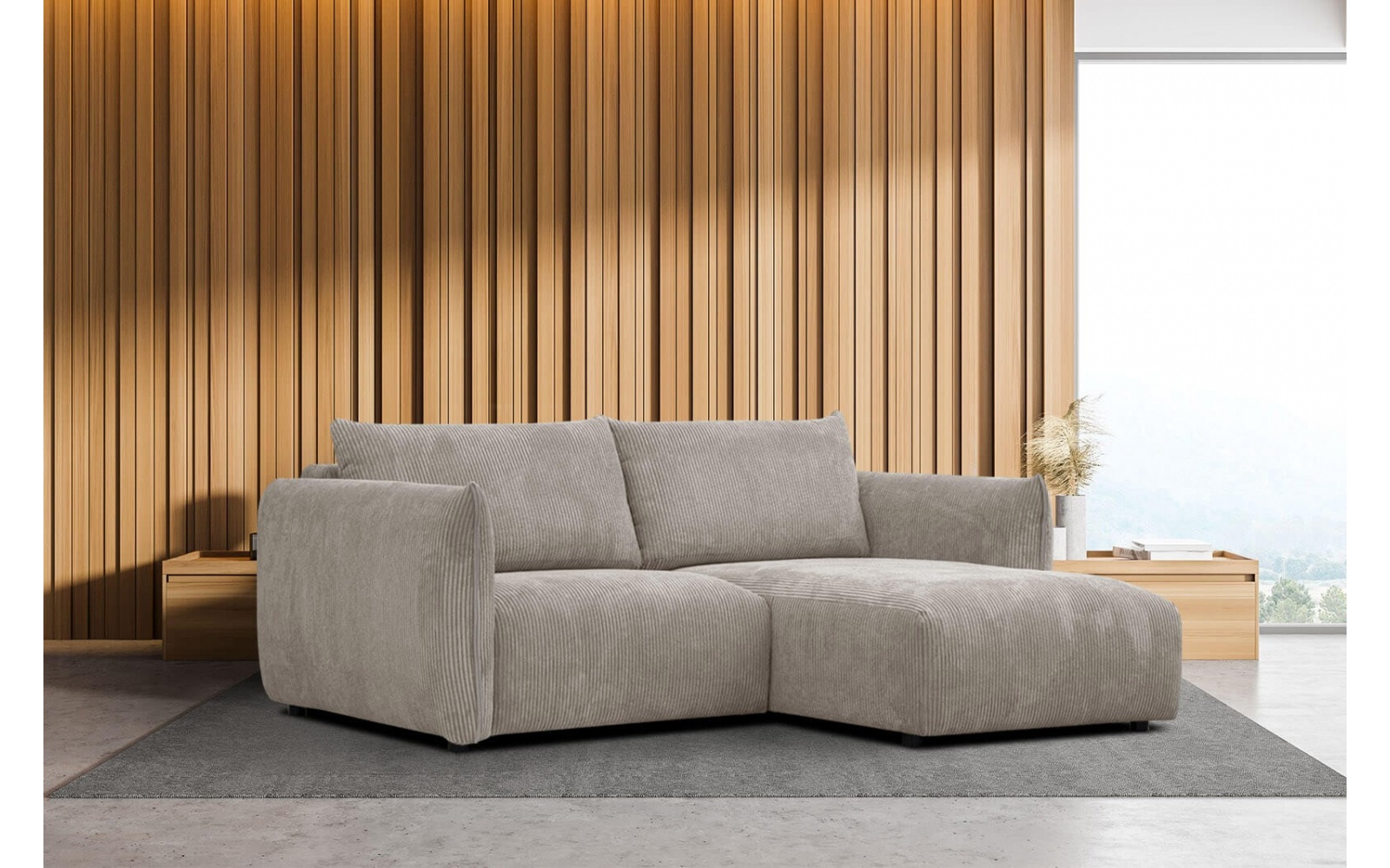 Ecksofa rechts 3-Sitzer TAUER